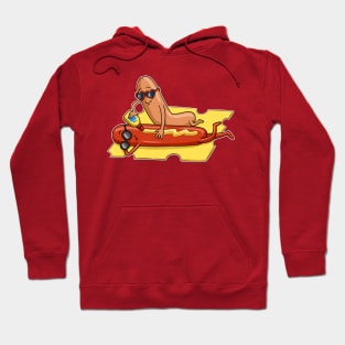 Cover Up Nicely | Hot Dogs, Mustard & Cheese Hoodie